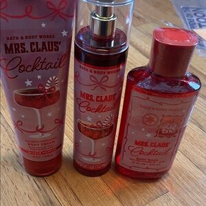 Bath & Body Works Mrs. Claus' Cocktail Trio Price firm no offer